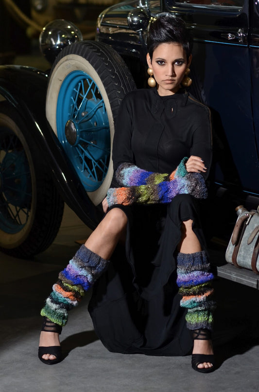 Stulpen Angelina aus Noro Obi selber stricken