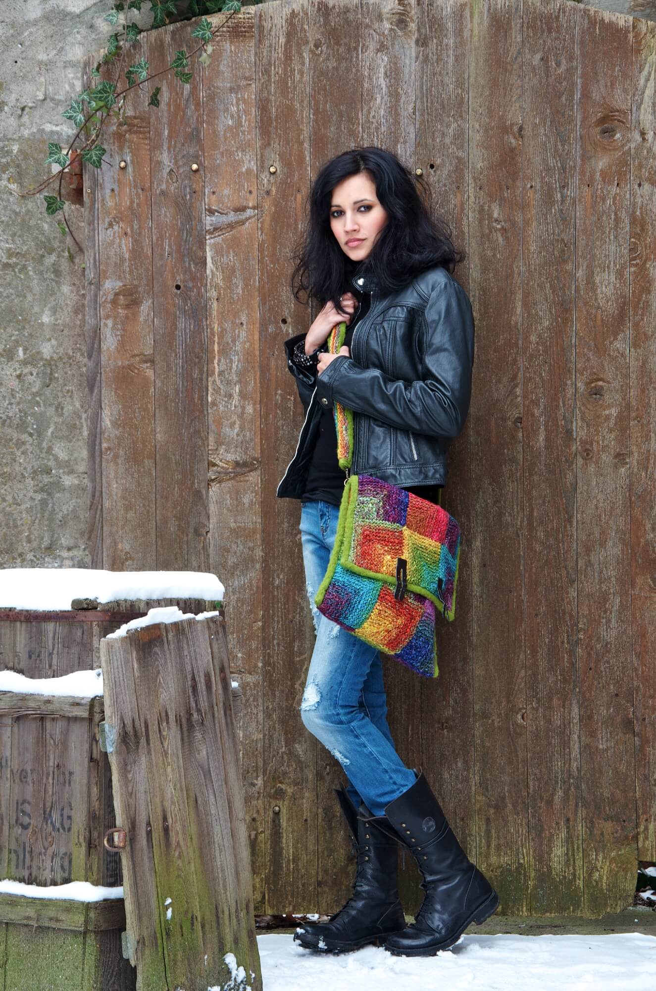 Tasche Gooseberry Fool aus Noro Obi selber stricken
