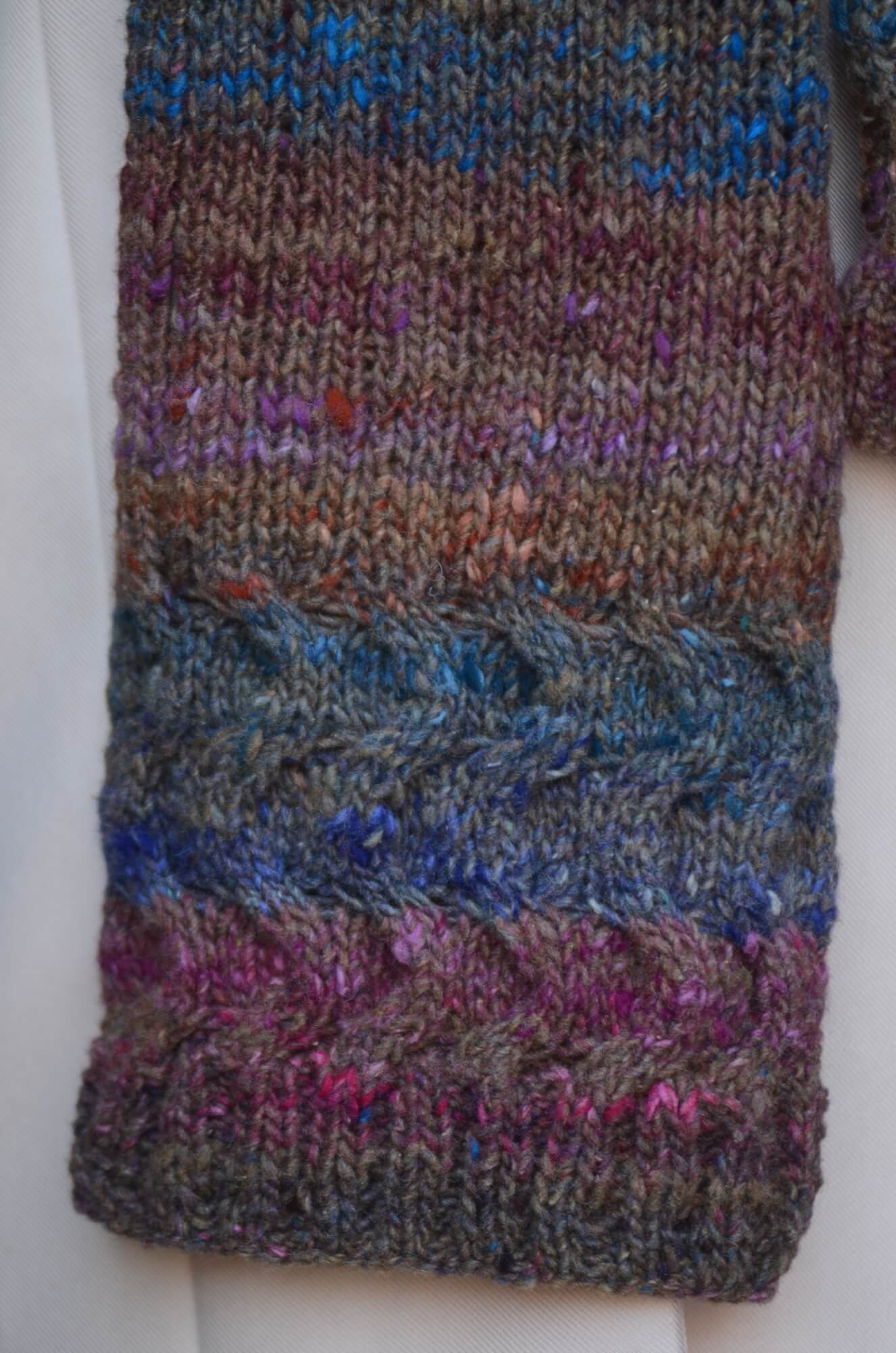 Schal Goldy aus Noro Skinryoku selber stricken