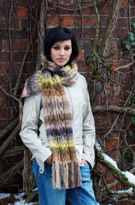 Schal Zesty Lemons aus Noro Shiro selber stricken