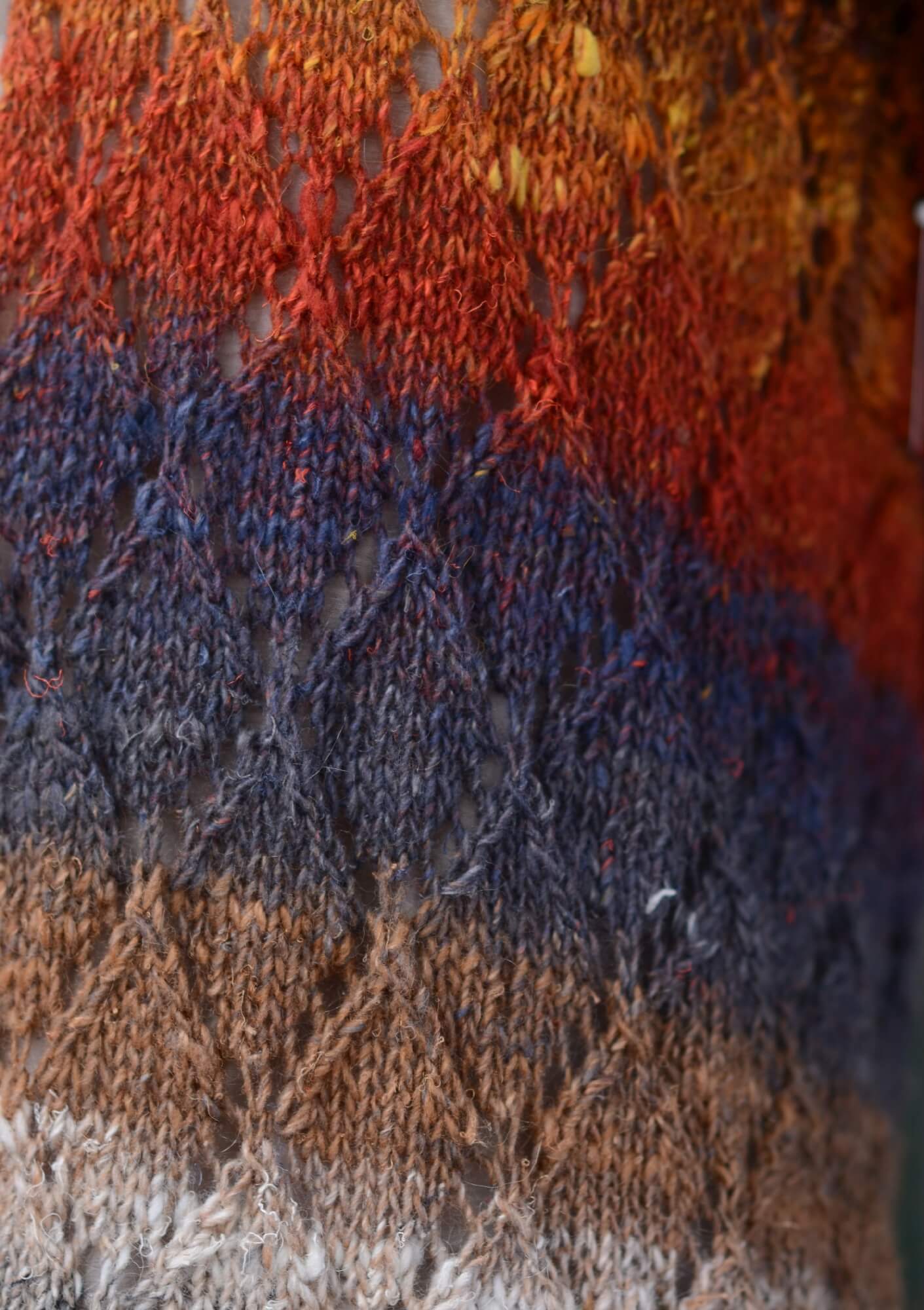Mantel Kazuko aus Noro Silk Garden selber stricken