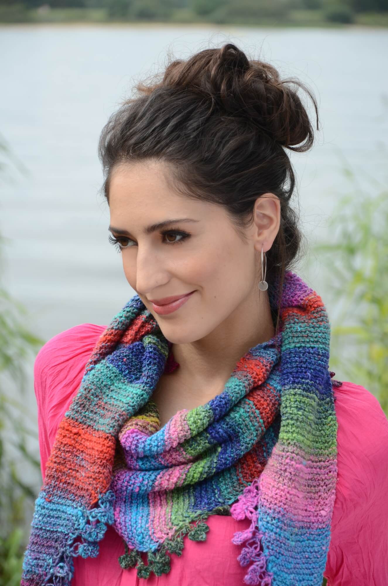 Schal Ayaka aus Noro Silk Garden selber stricken
