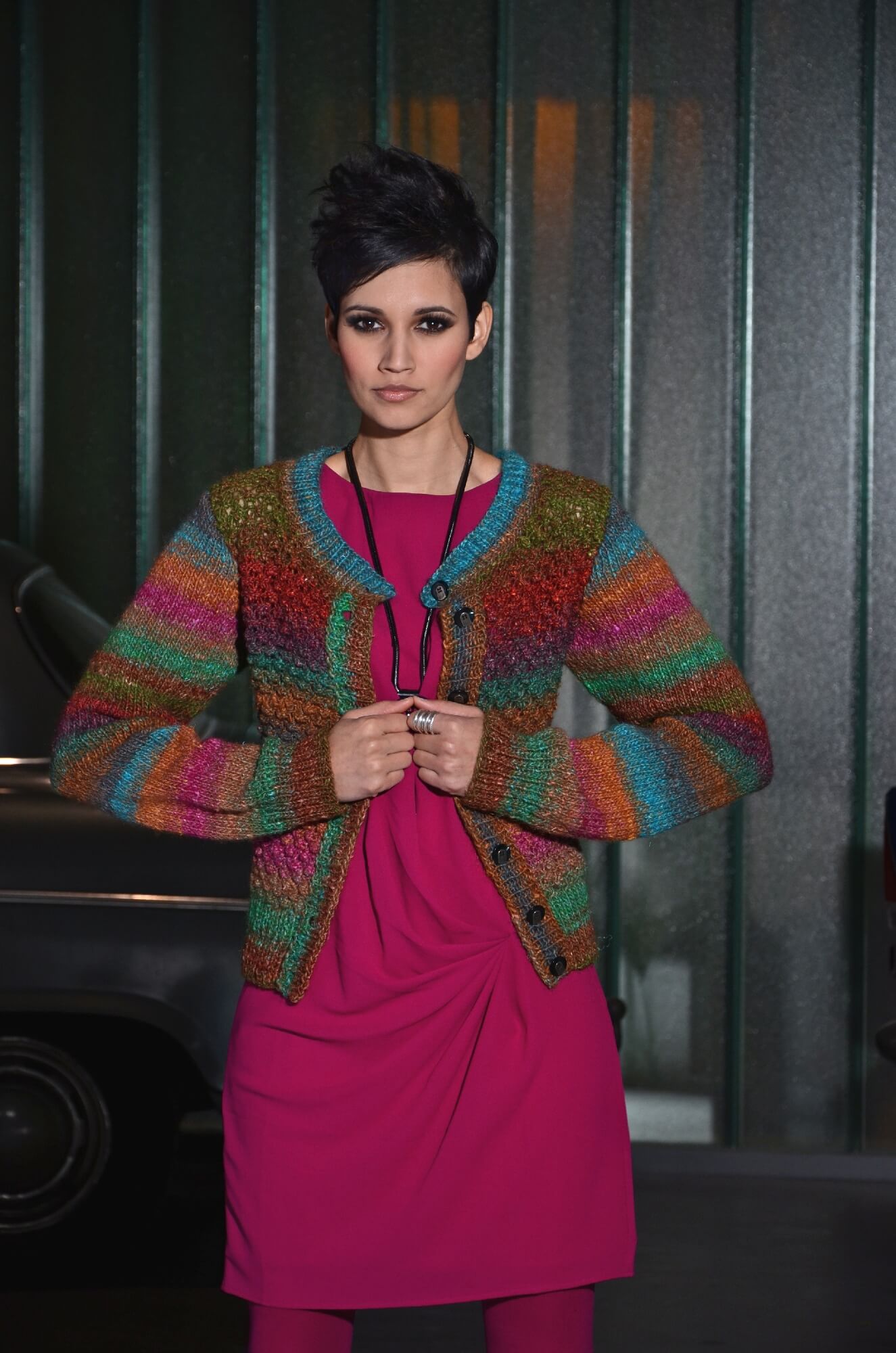Jacke Amy aus Noro Silk Garden selber stricken