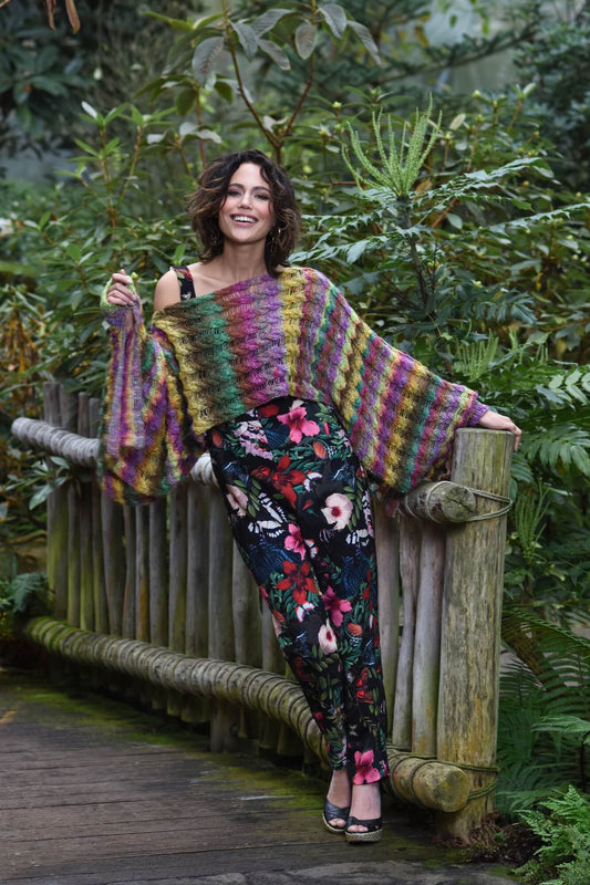 Kurzen Sommerponcho selber stricken