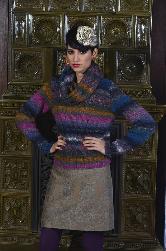 Pullover Hazelle aus Noro Silk Garden selber stricken