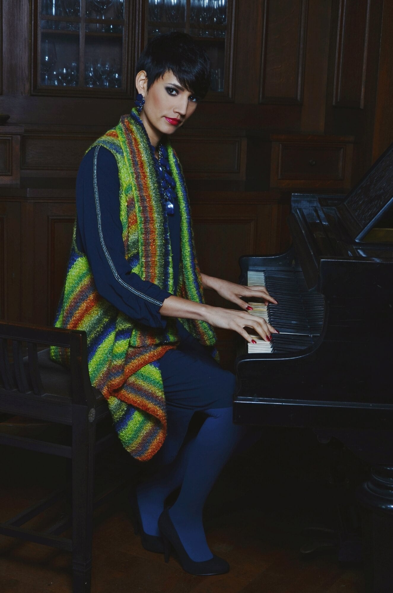 Weste Seeder aus Noro Silk Garden selber stricken