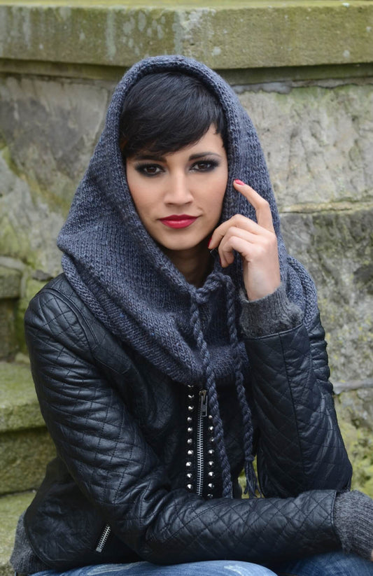 Kapuze Glimmer aus  Noro Silk Garden selber stricken