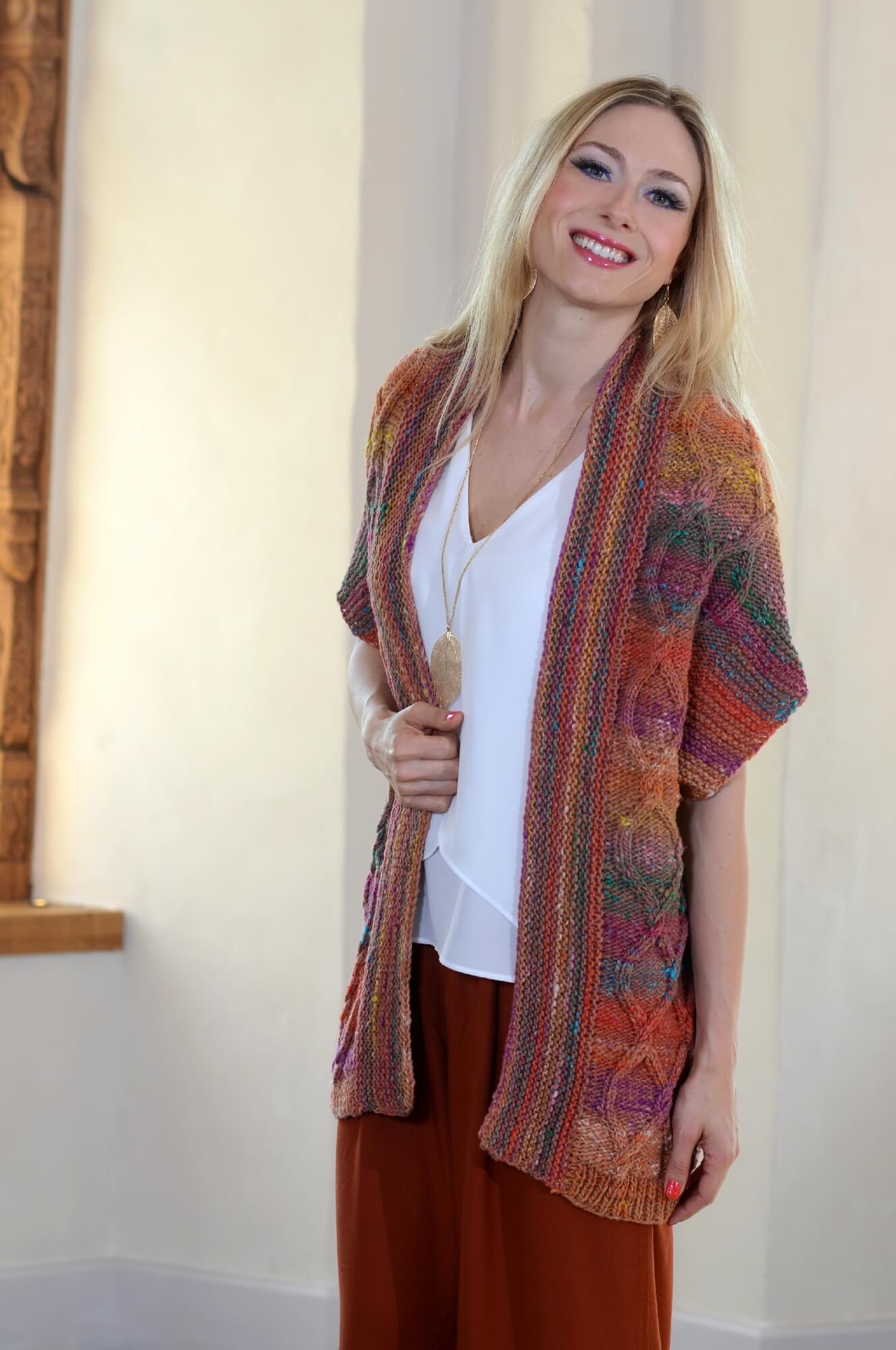 Weste Ygritte aus Noro Skinryoku selber stricken