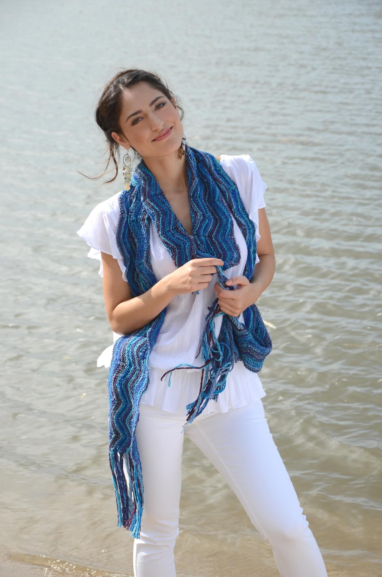 Schal Nanami aus Noro Taiyo selber stricken