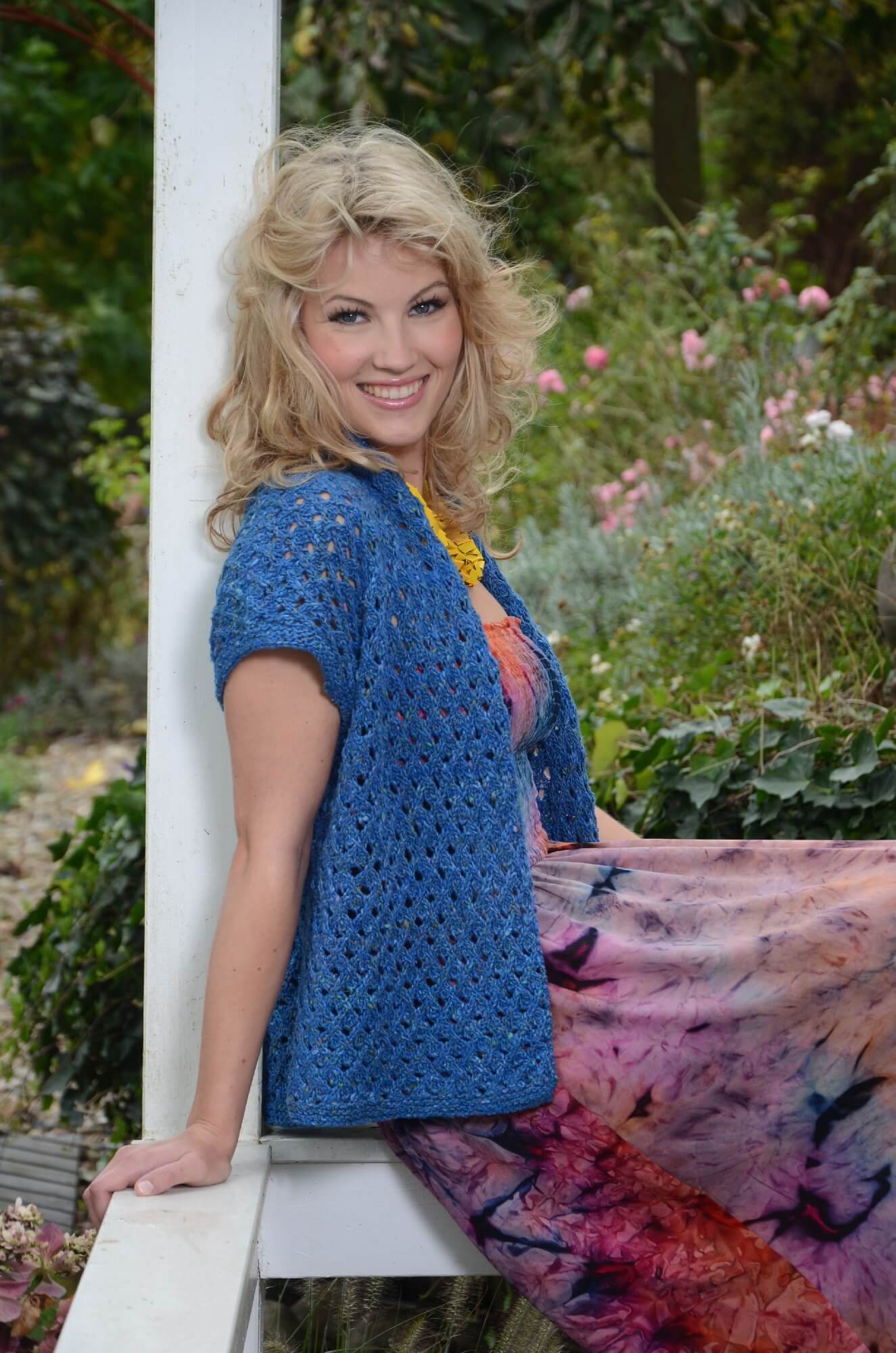 Weste Lapislazuli aus Noro Tokonatsu selber stricken