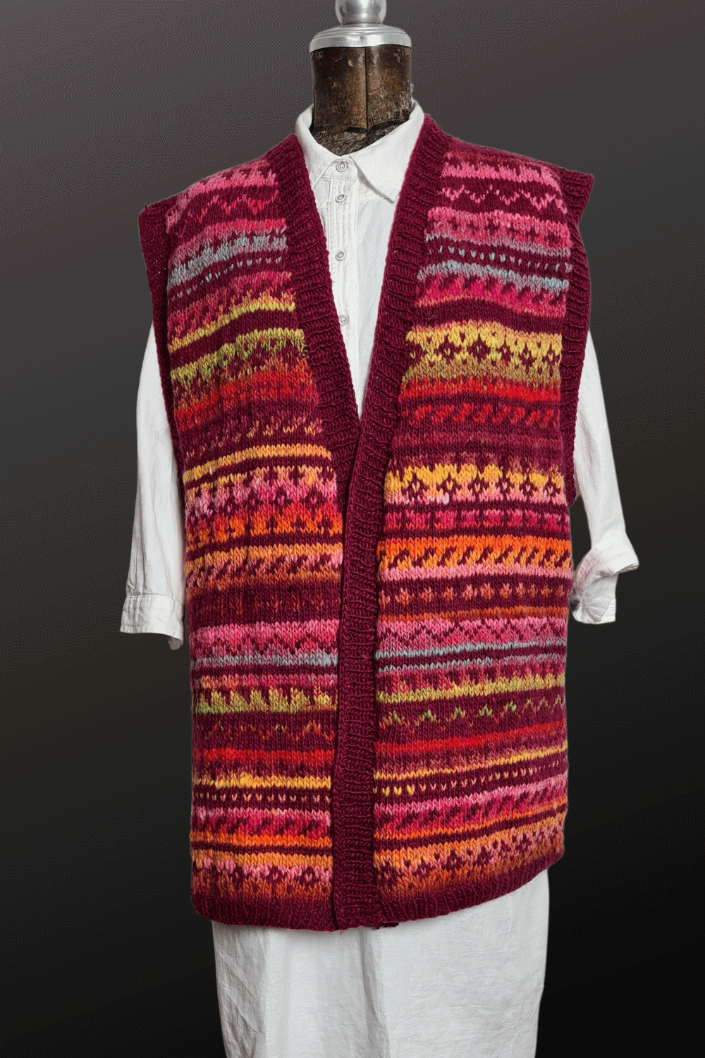 Noro Kashirukuru Noro Ito Fair-Isle Weste Mara selber stricken
