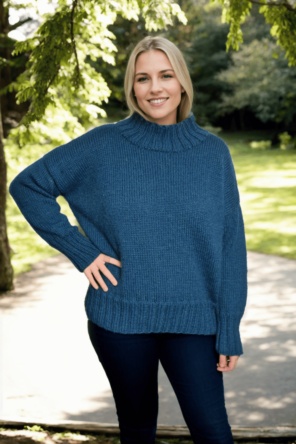 Pullover Harper aus Kremke Soul Wool Llama Soft selber stricken
