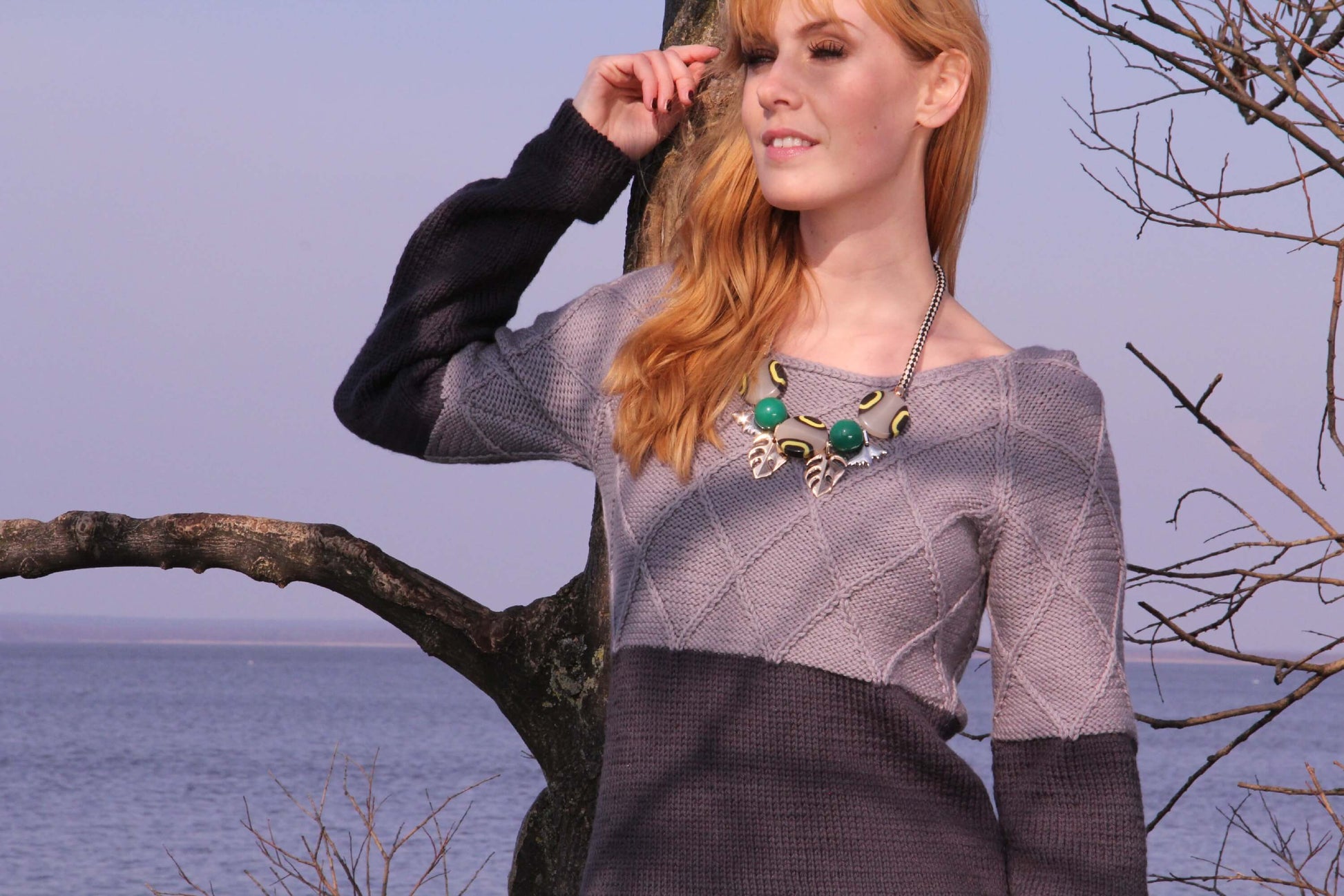 Kleid LeBlanc aus Rosy Green Big Merino Hug selber stricken