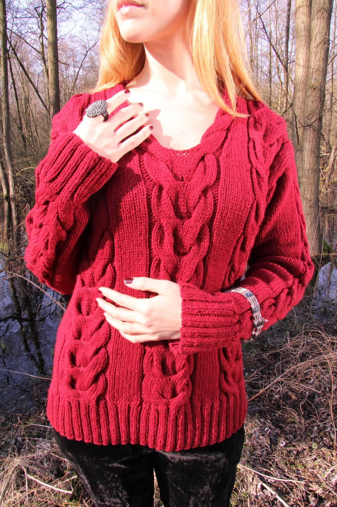 Pullover Soraka aus Rosy Green Wool Big Merino Hug selber stricken