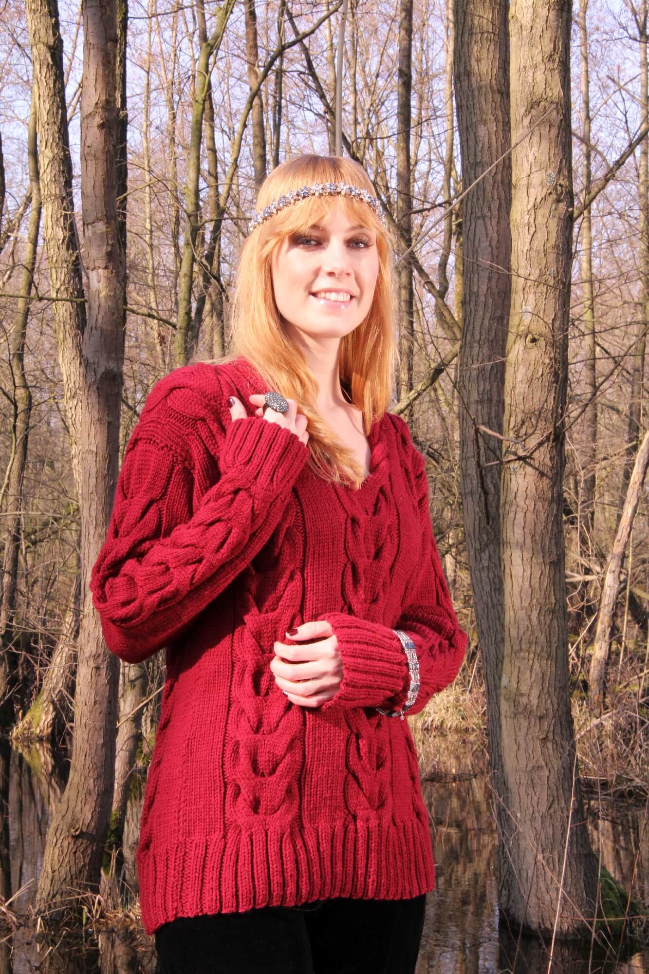 Pullover Soraka aus Rosy Green Wool Big Merino Hug selber stricken