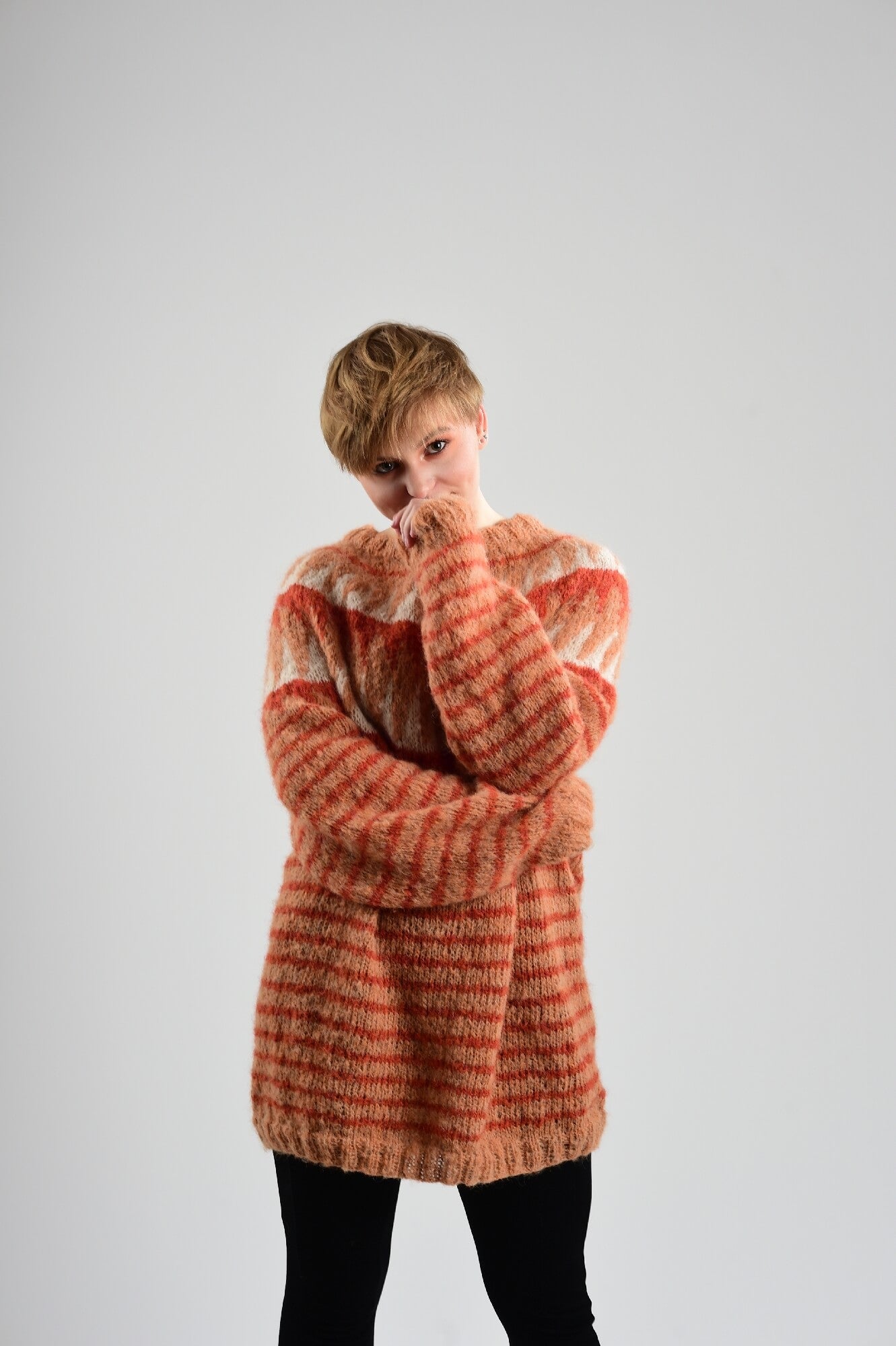 Pullover Sasha aus Bremont Joana Brushed - mit Rundpasse - selber stricken