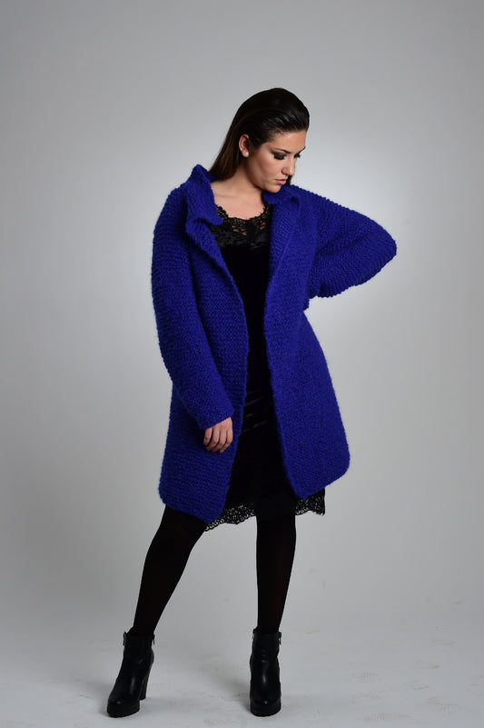 Jacke Oliwia aus Bremont Joana Brushed -  selber stricken - Kuschelfaktor