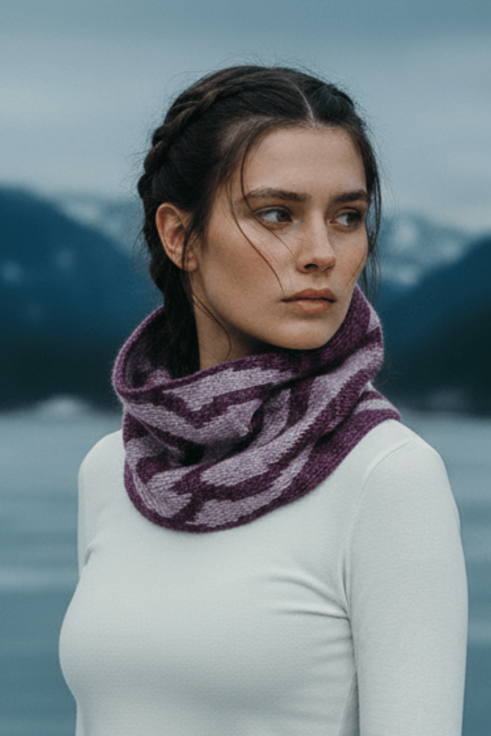 Loop Branded aus Amano Mayu Royal Alpaka mit Kaschmir und Seide selber stricken