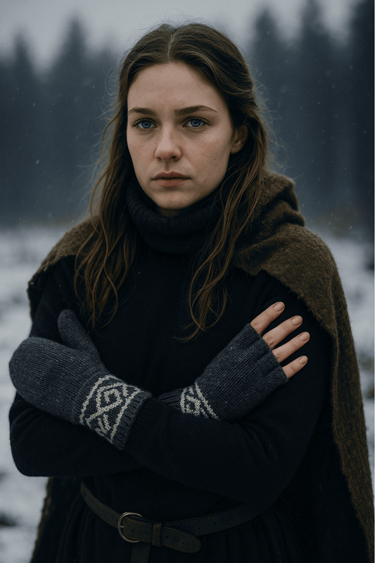 Marktfrauenhandschuhe Seized aus Amano Andes Alpaka Merino selber stricken