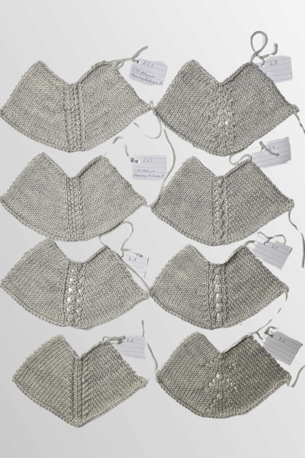 Raglan-von-Oben Linien Strickschriften zum selber stricken