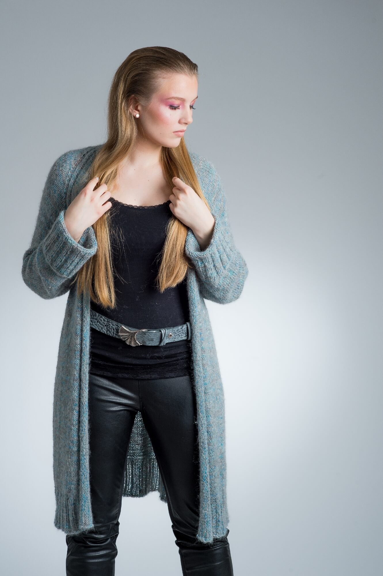 Jacke Rindby aus Findley Dappled und Bremont Claire selber stricken.