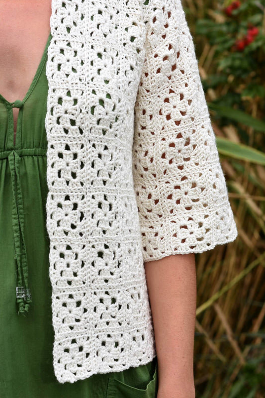 Jacke aus Granny Squares häkeln