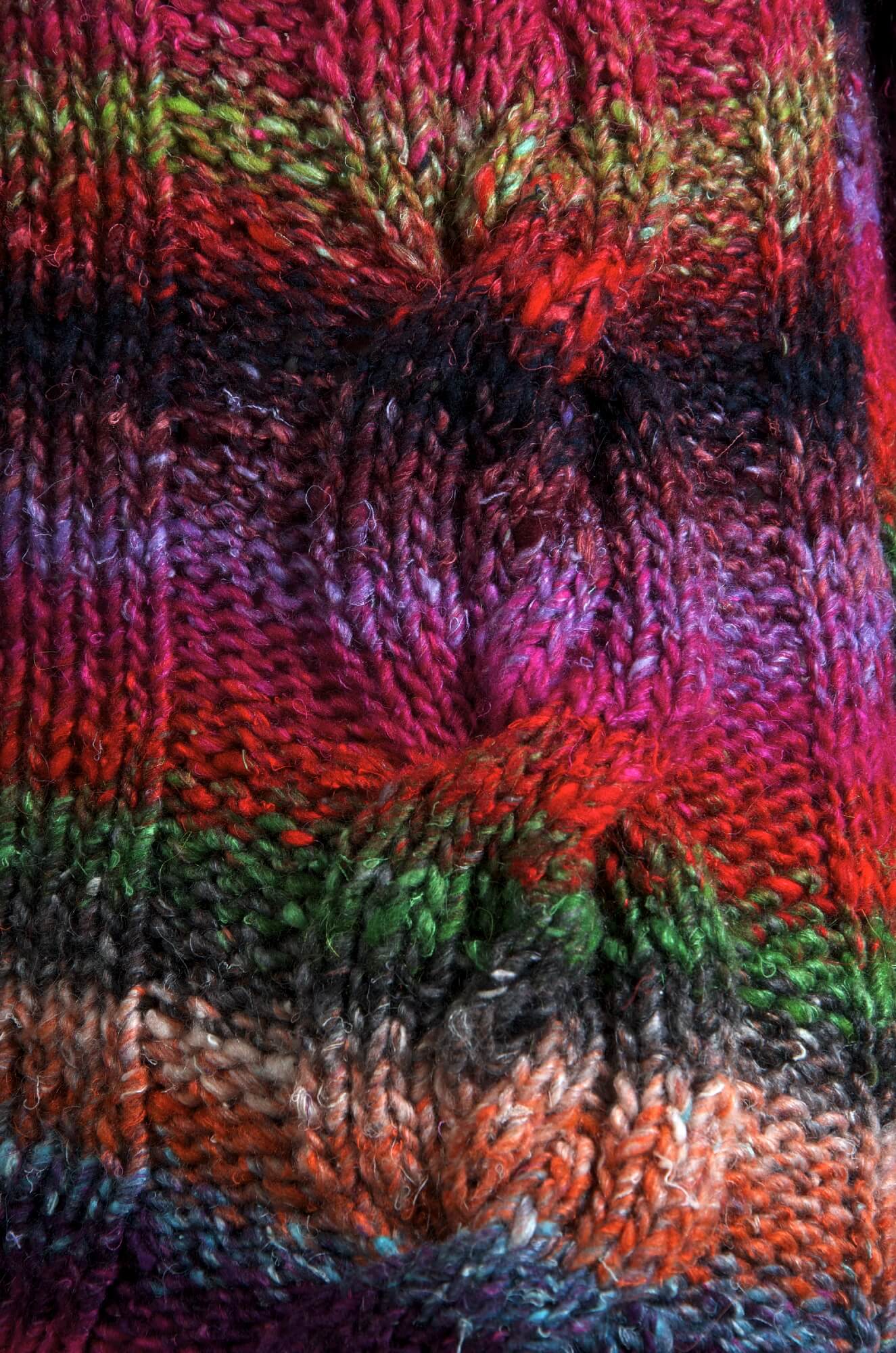 Pullover Rhubarb Pumpkin aus Noro Obi selber stricken