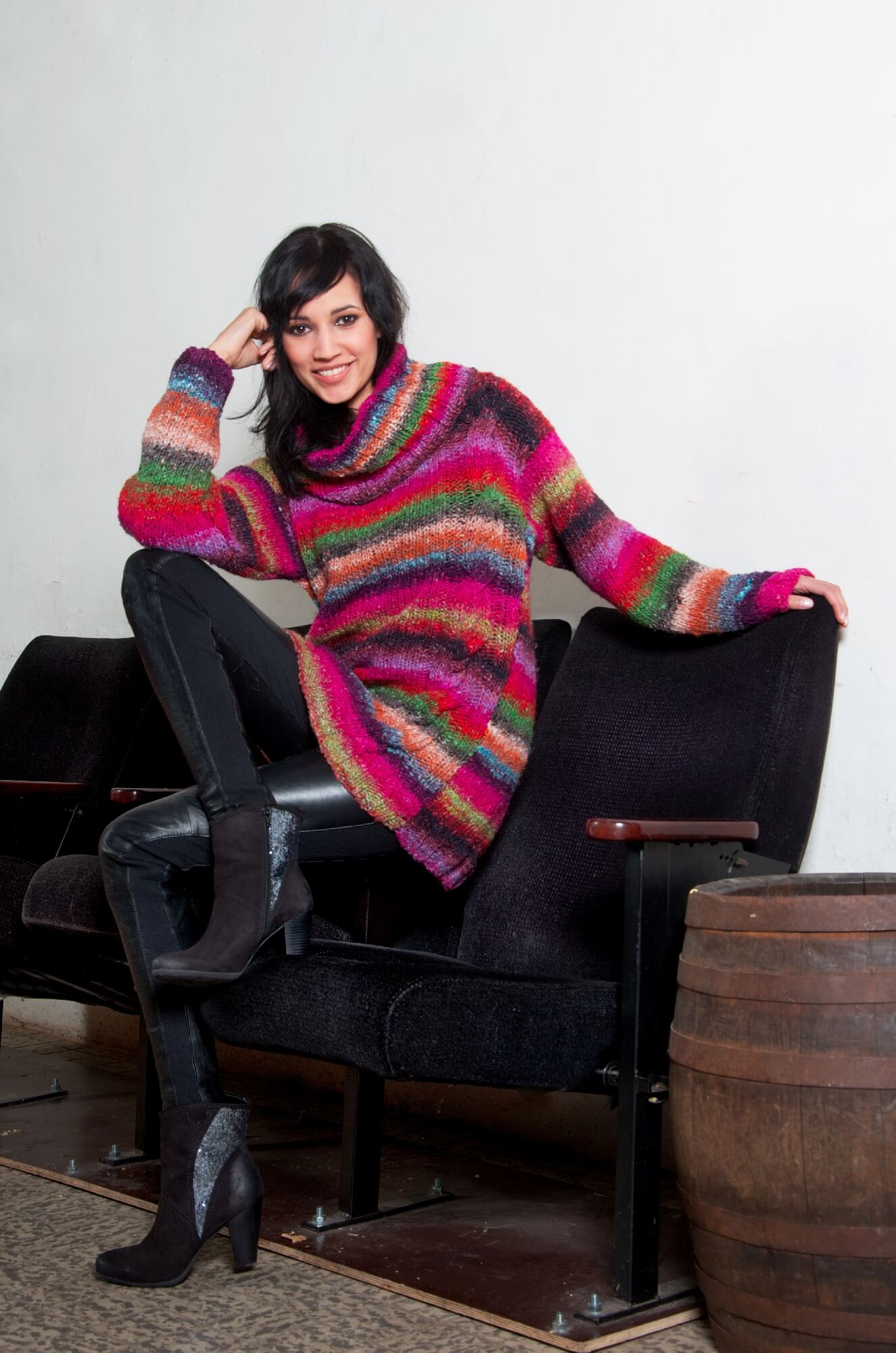 Pullover Rhubarb Pumpkin aus Noro Obi selber stricken