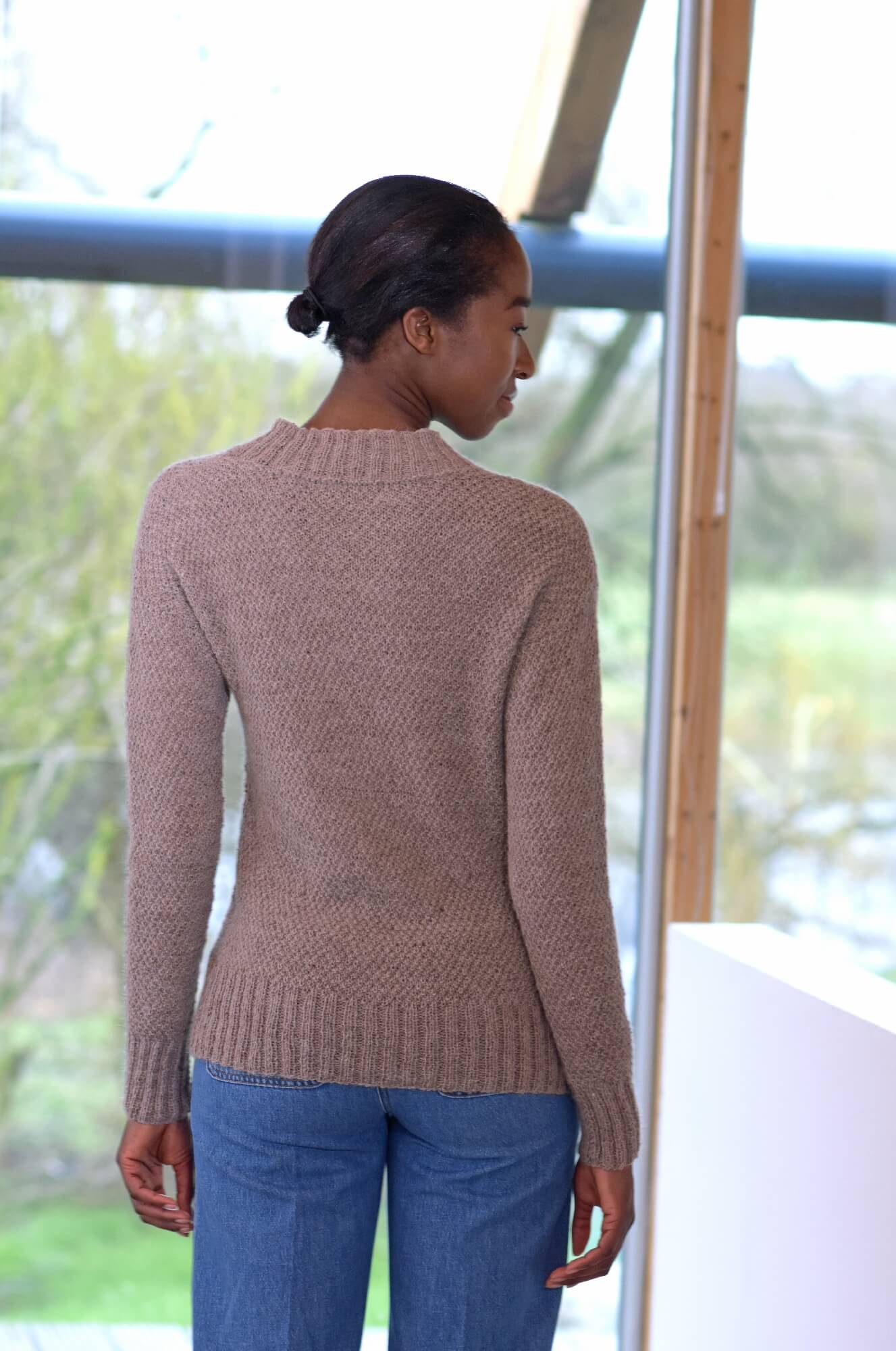 Pullover mit Strukturmuster stricken
