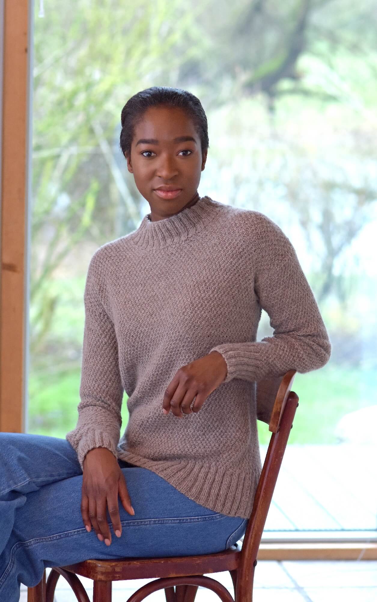 Pullover mit Strukturmuster stricken