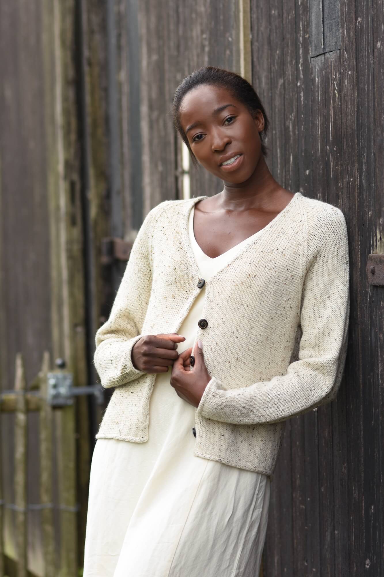 Raglan Jacke Duena stricken