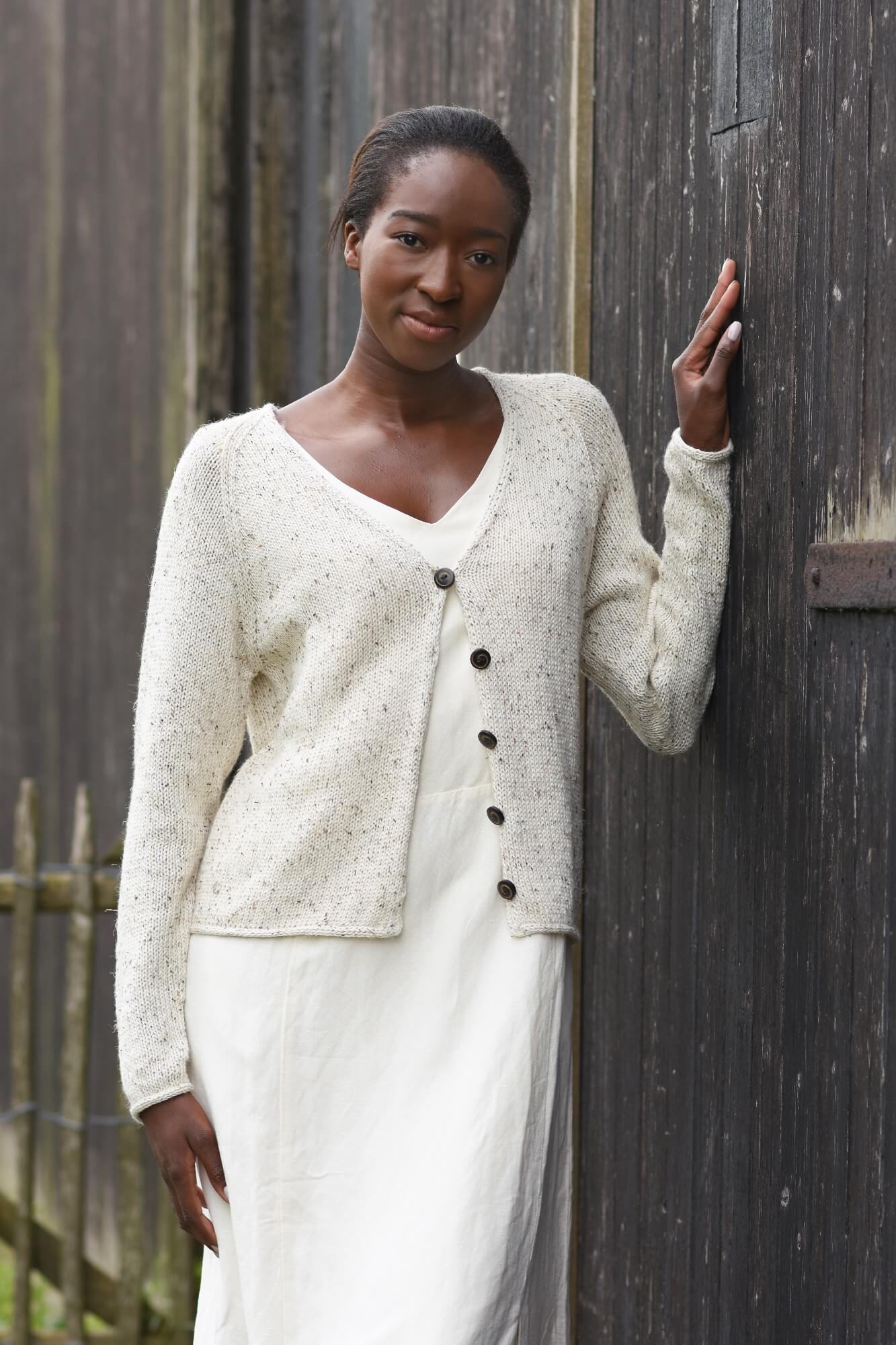 Raglan Jacke Duena stricken