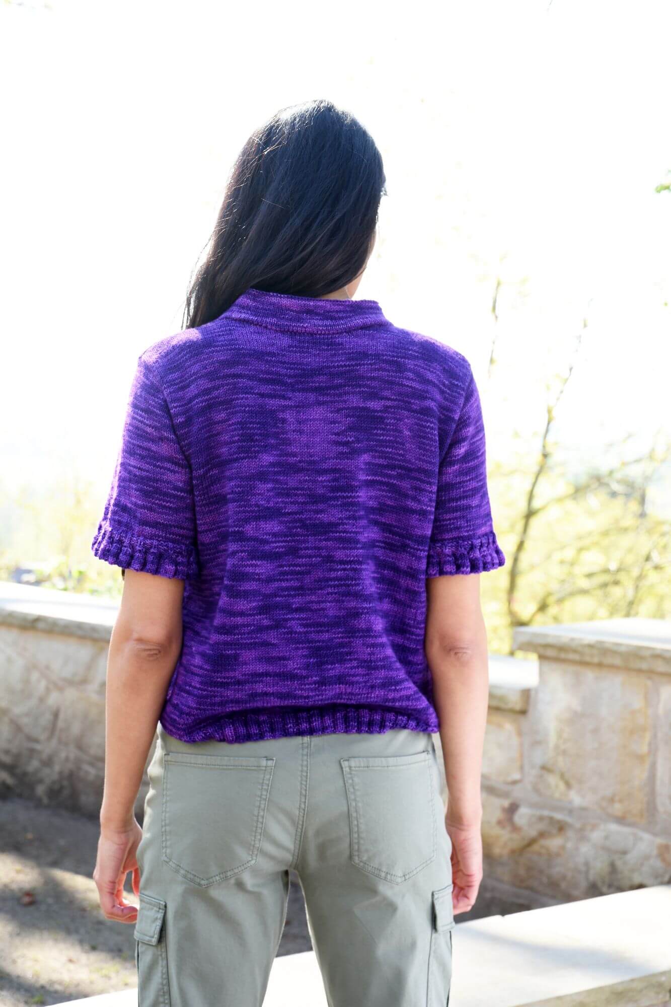 Kurzärmligen Pullover selber stricken