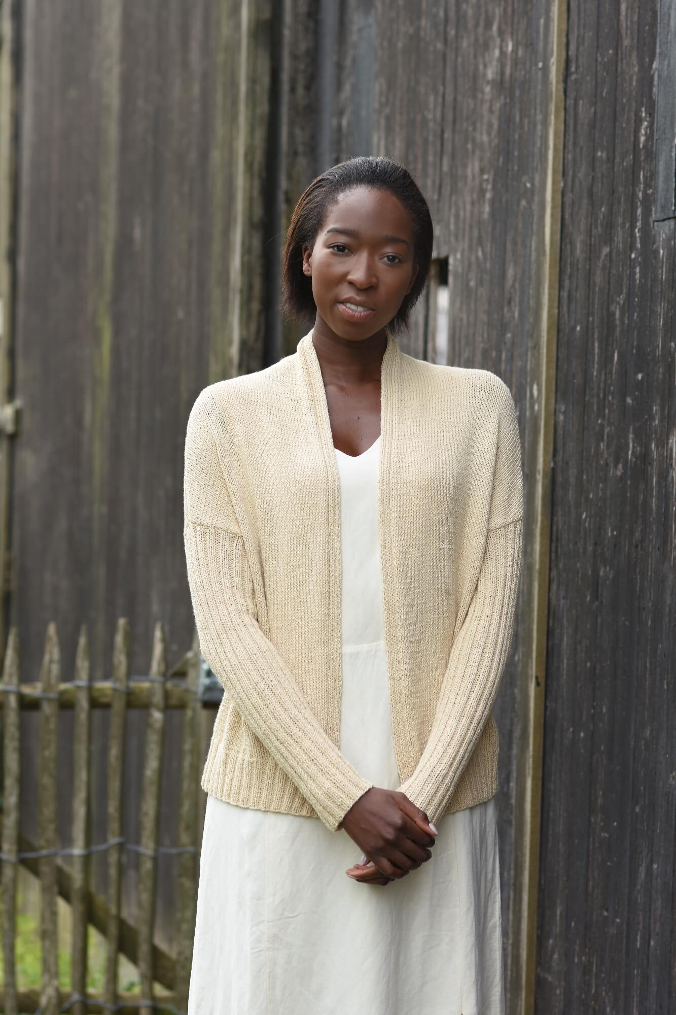 Jacke im schlichten, sportlichen Look stricken