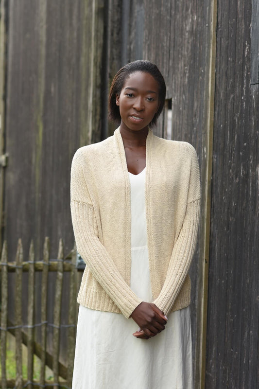 Jacke im schlichten, sportlichen Look stricken