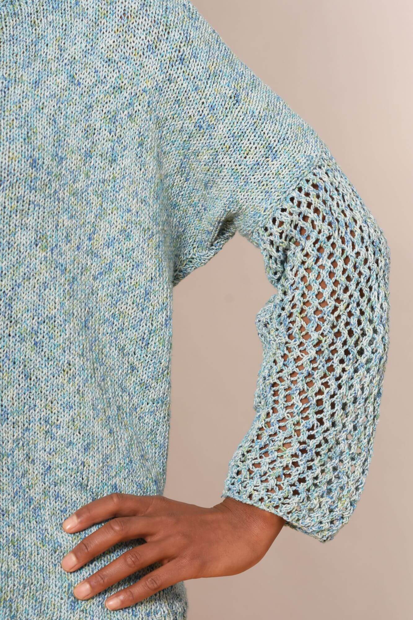 Sommerlichen Pullover selber stricken