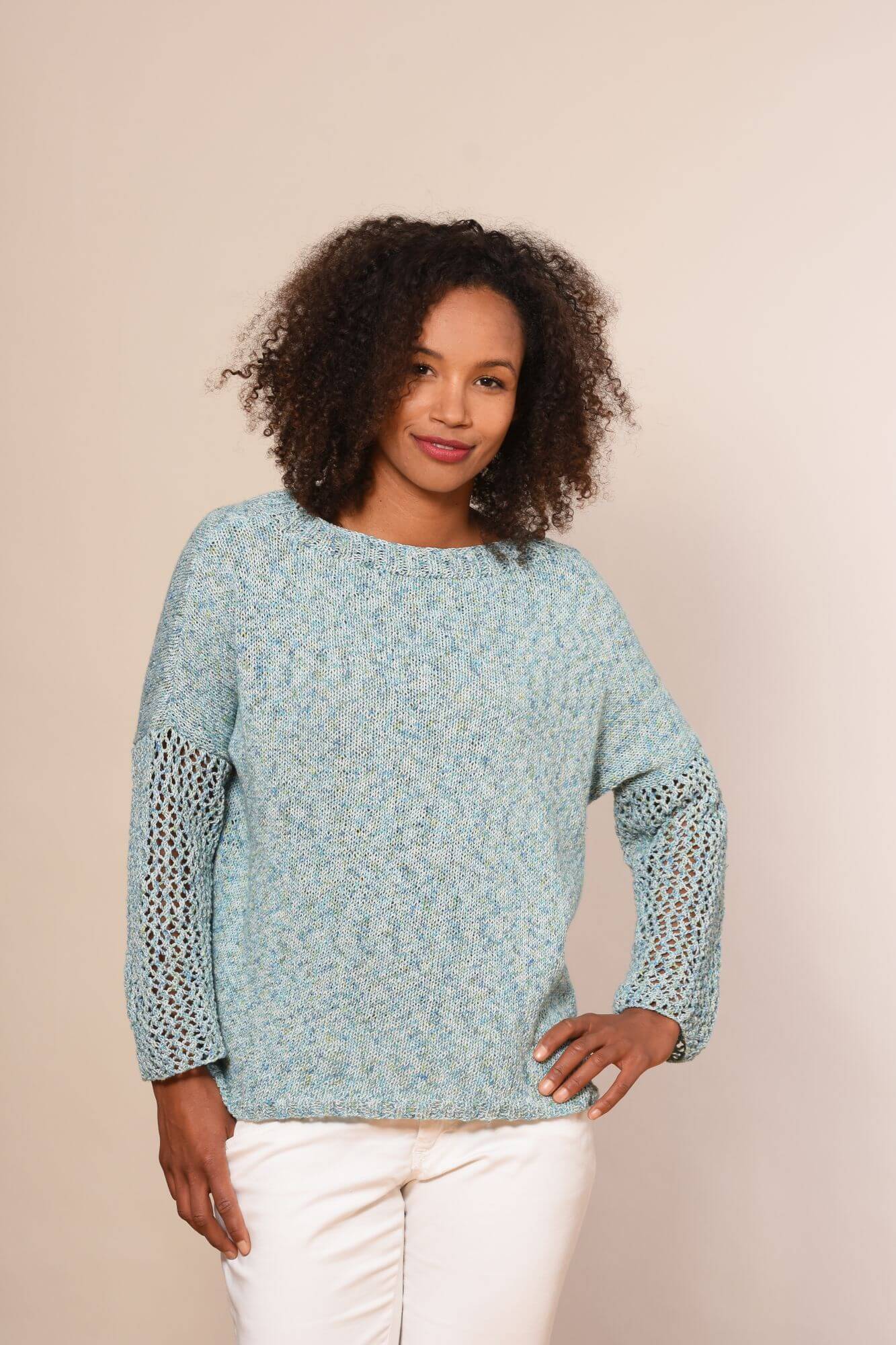 Sommerlichen Pullover selber stricken
