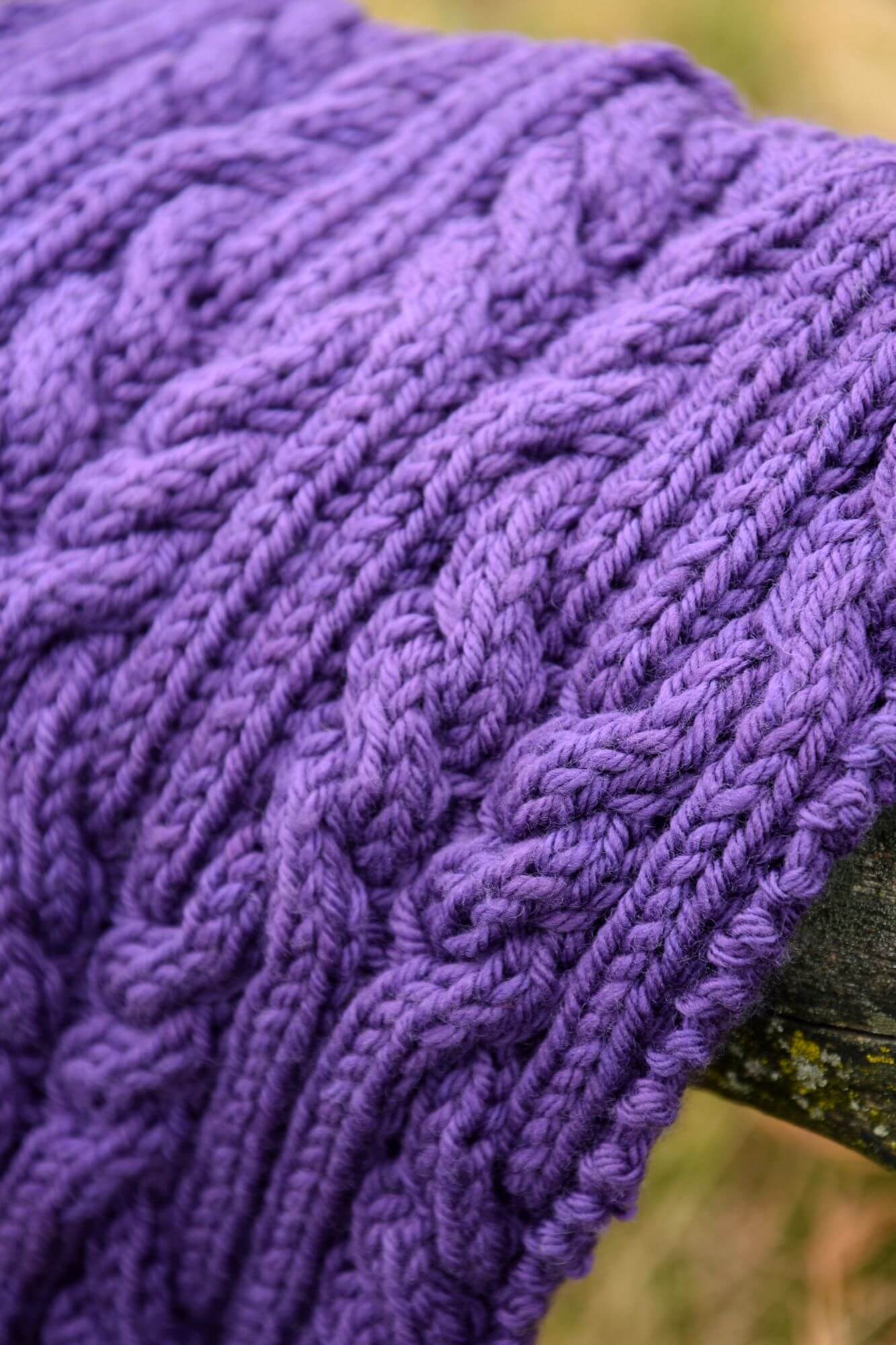 Mützen Set im Zopfmuster stricken