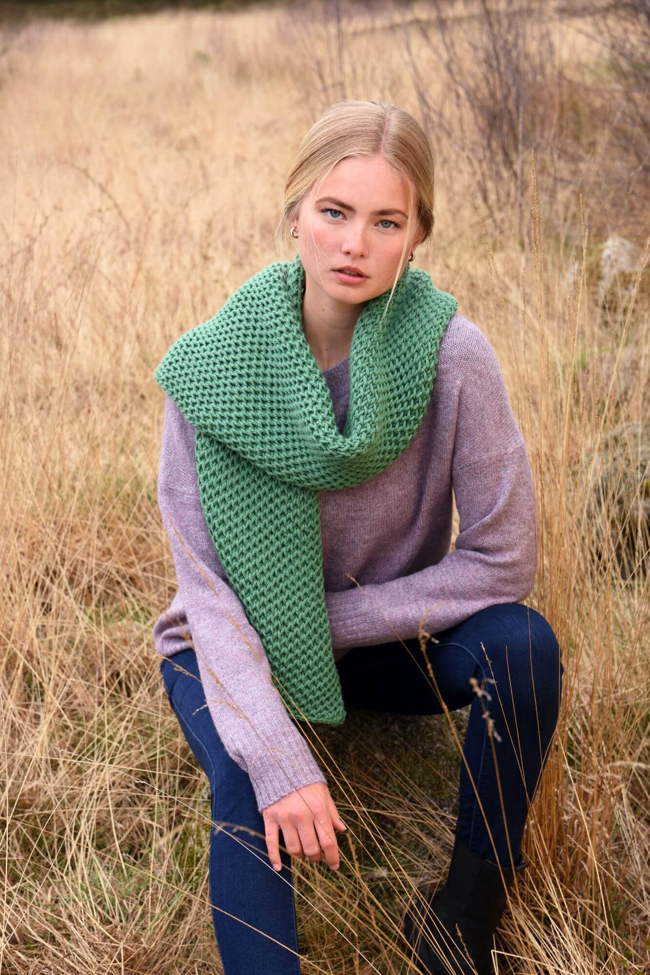 Kuscheligen Schal selber stricken