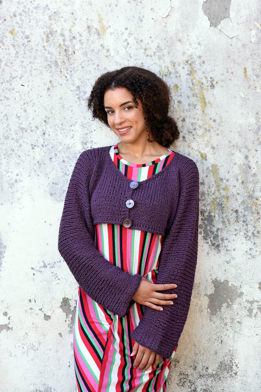 Kurze Bolerojacke selber stricken