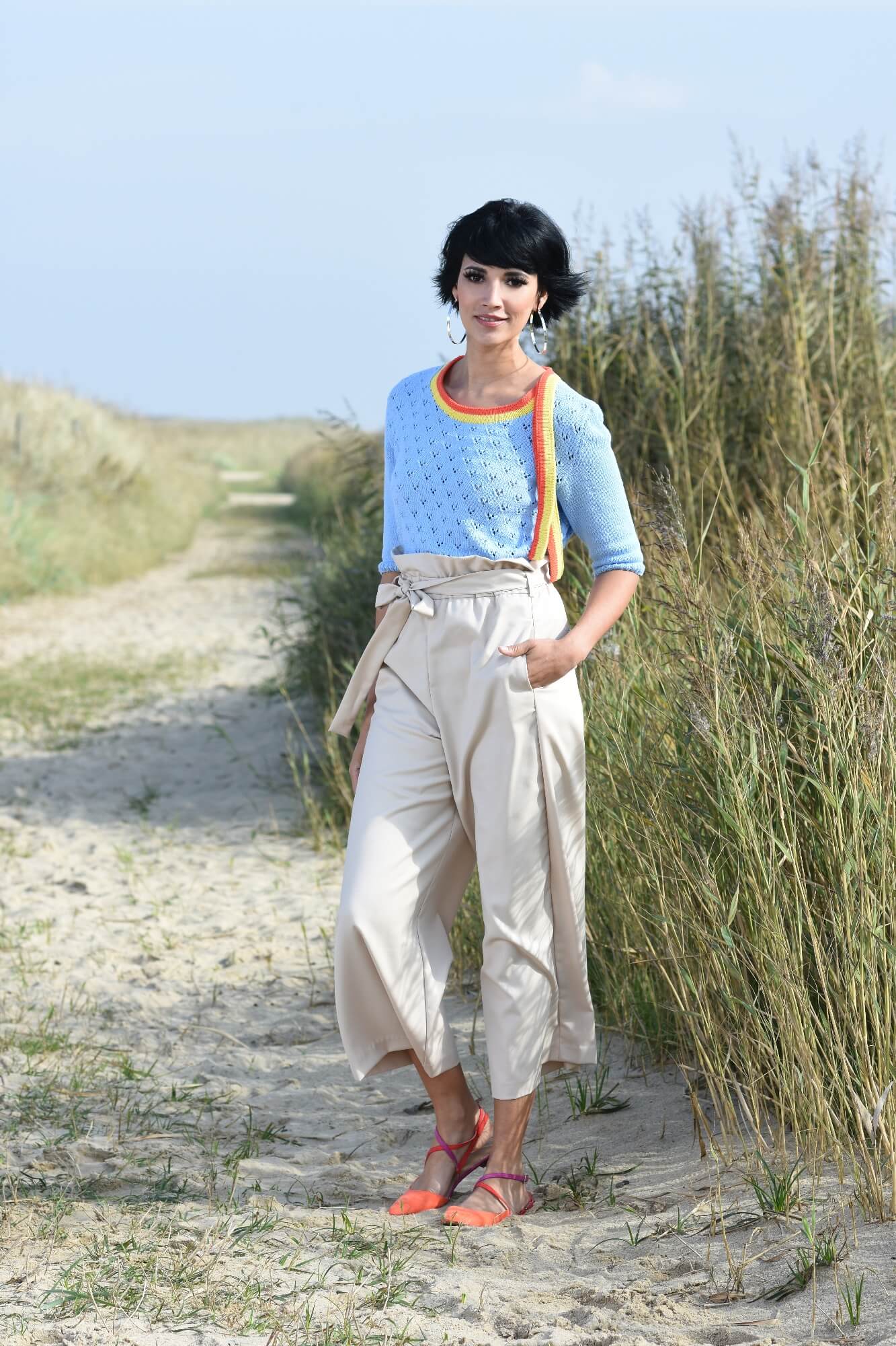 Schluppen-Bluse als Strickmodell stricken
