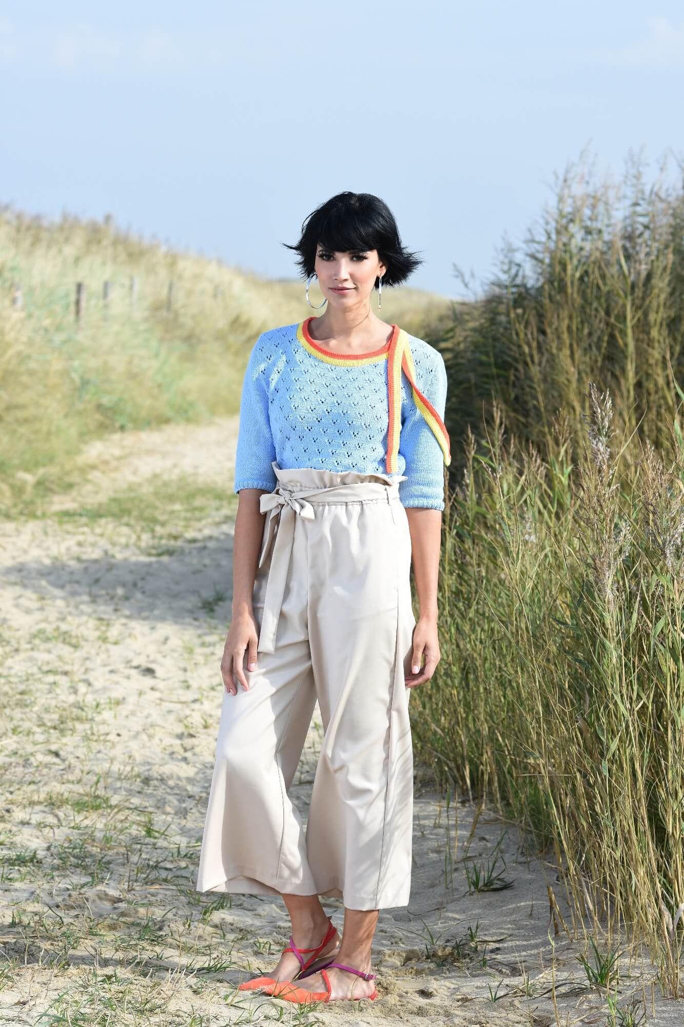 Schluppen-Bluse als Strickmodell stricken