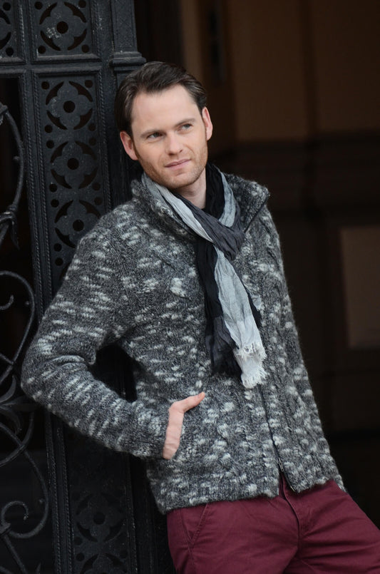 Herrenjacke Isaac aus Mirasol Api selber stricken
