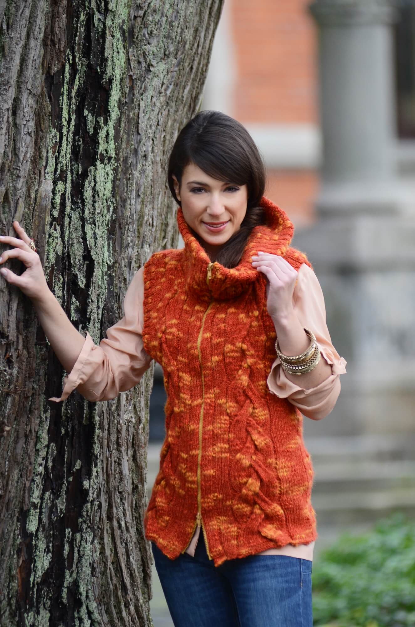Weste Juna aus Mirasol Api selber stricken