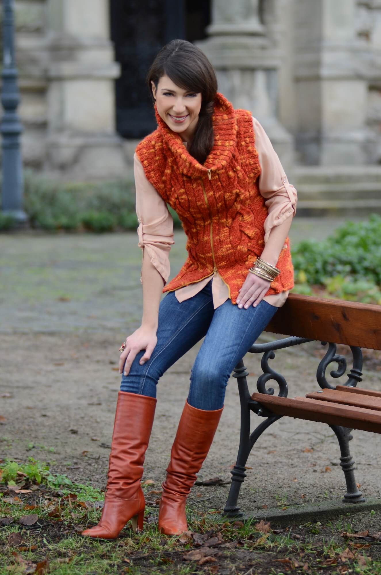 Weste Juna aus Mirasol Api selber stricken