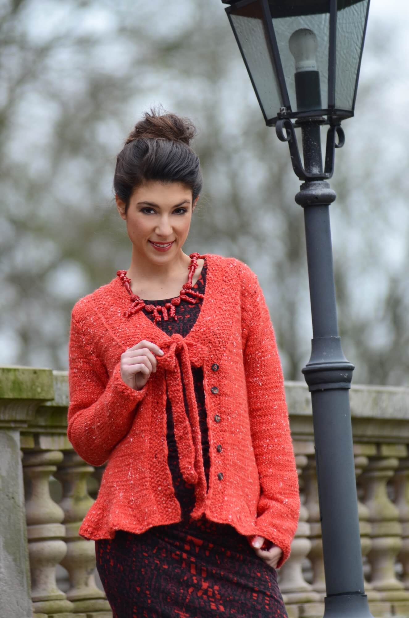 Godet Jacke aus Mirasol Hasa selber stricken