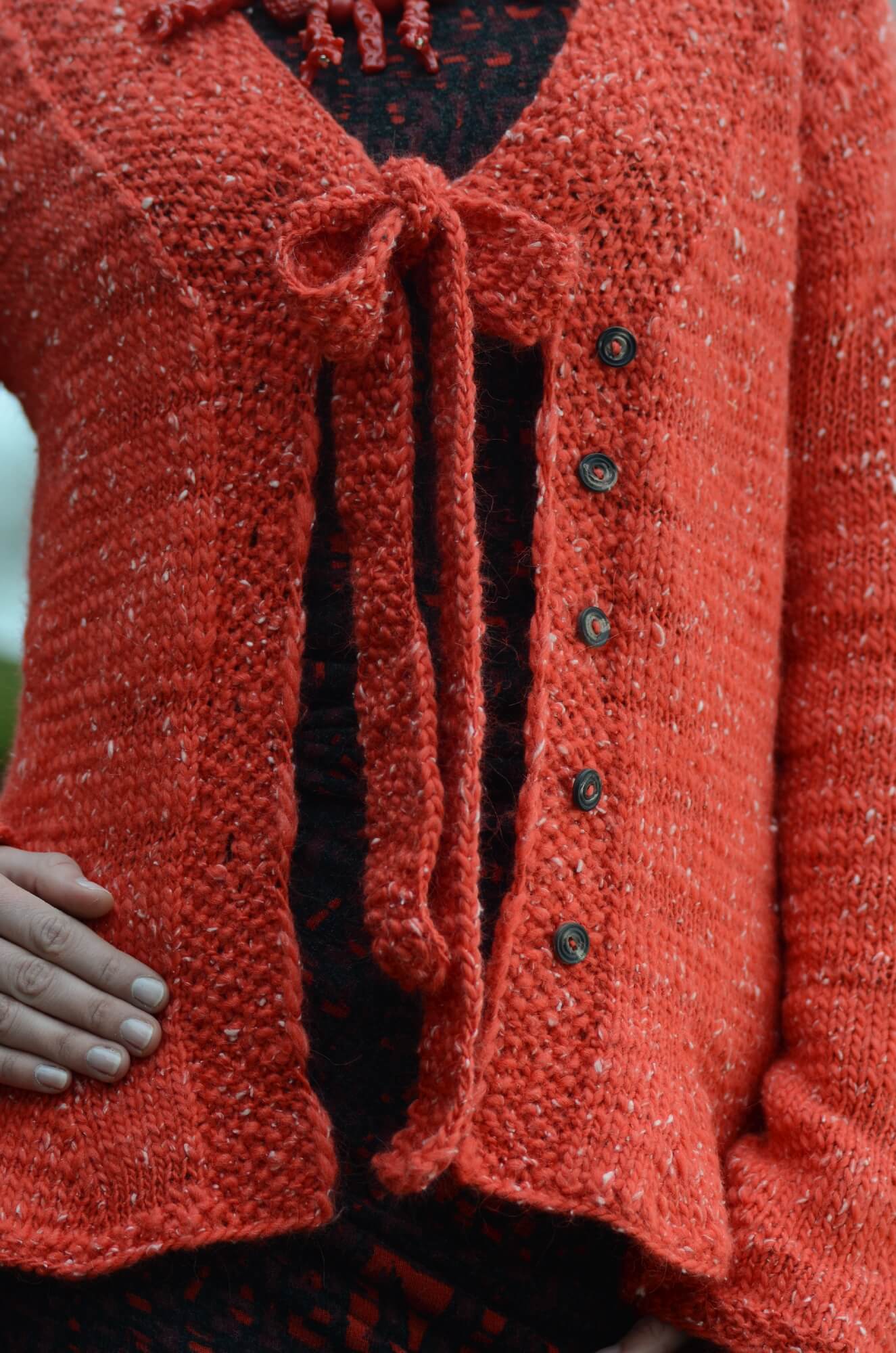 Godet Jacke aus Mirasol Hasa selber stricken