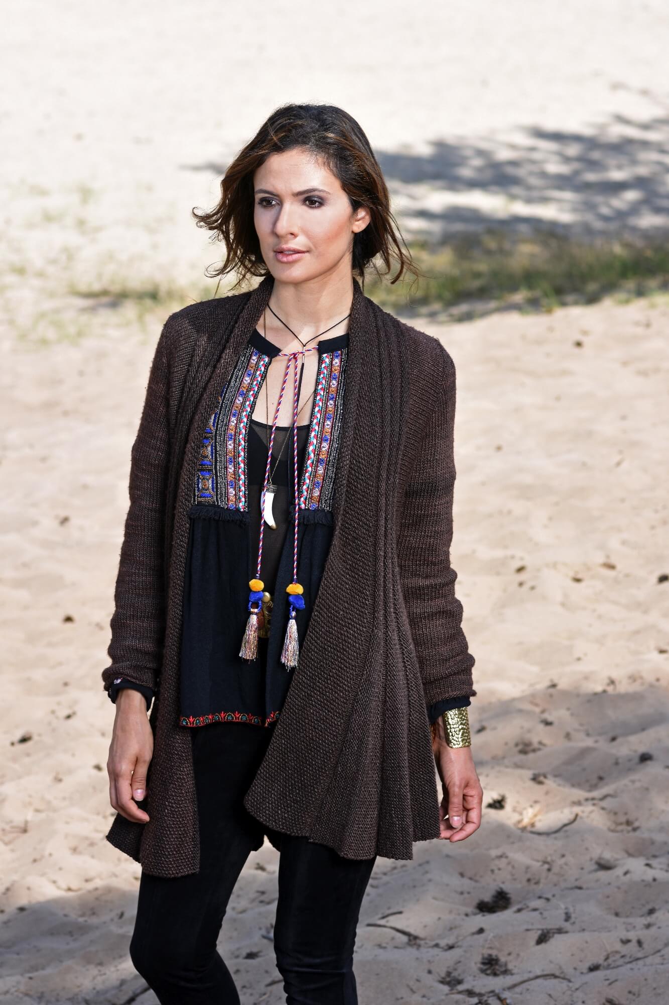 Jacke in A-Linie mit Godets stricken