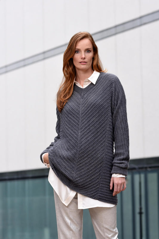Pullover mit spannenden Strukturen stricken