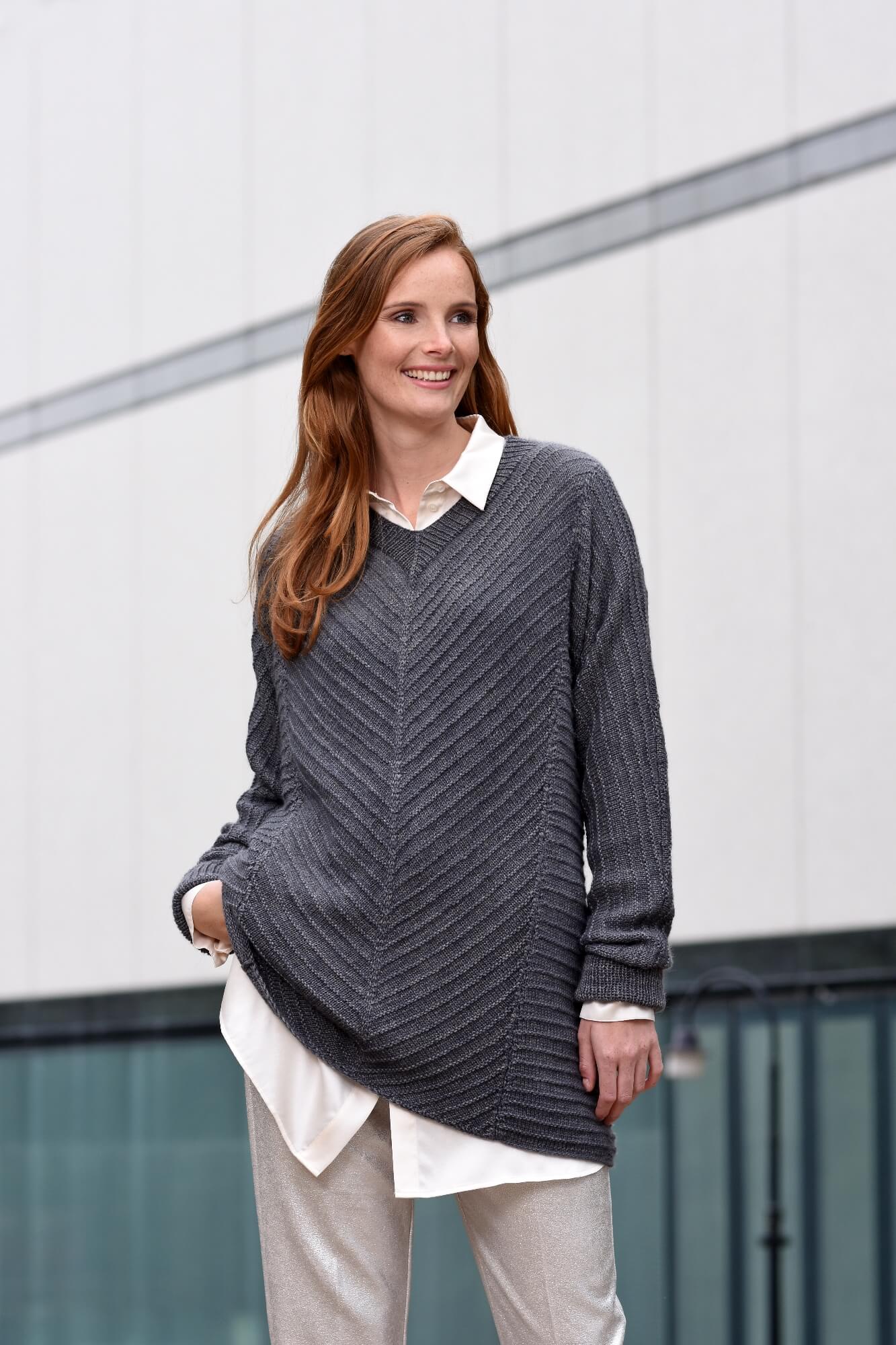 Pullover mit spannenden Strukturen stricken